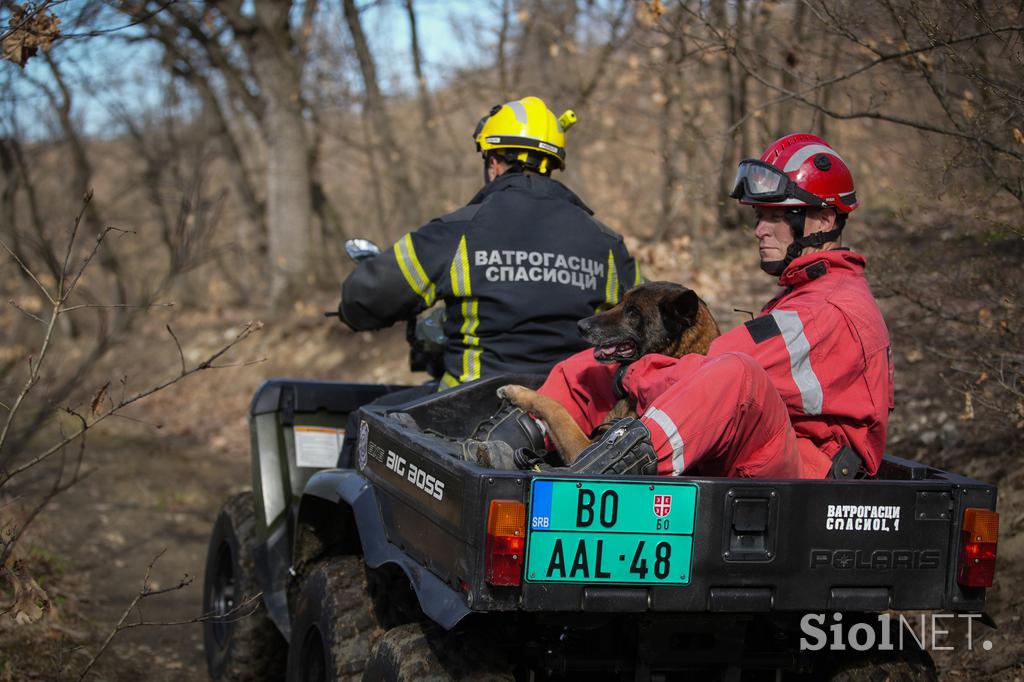 Reševalna akcija, Srbija, iskanje deklice Danke