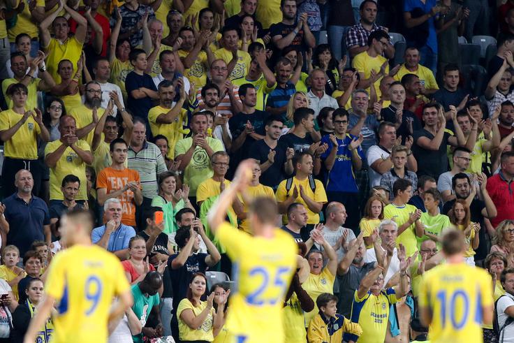 Domžale vztrajajo v igri za nastop v skupinskem delu evropske lige. | Foto: Morgan Kristan / Sportida