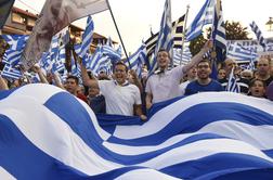 Na tisoče Grkov protestiralo proti dogovoru z Makedonijo