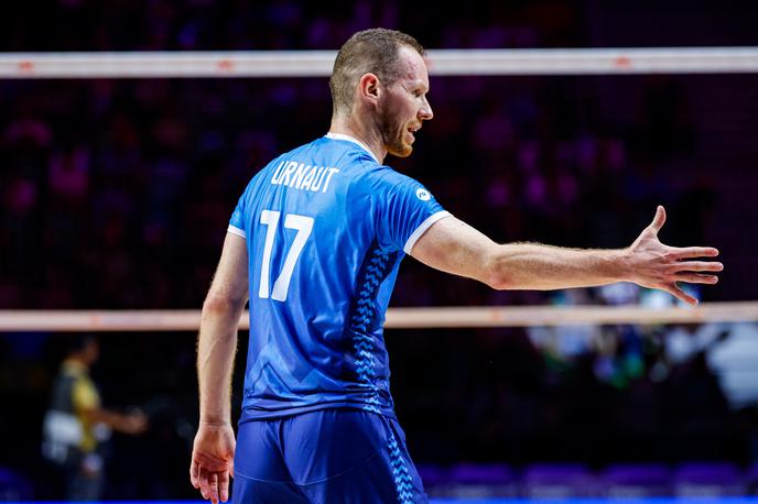 Tine Urnaut | Kapetan Tine Urnaut je v sredo odigral prvo tekmo lige narodov v tej sezoni. Z rojaki je prišel do pomembne zmage nad Kanado, že danes jih čaka obračun z Bolgarijo. | Foto Aleš Fevžer