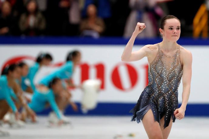 Mariah Bell | Je Američanka Mariah Bell res namerno porezala tekmico iz Južne Koreje? | Foto Reuters