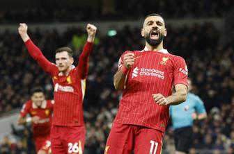 Pravljična predstava Liverpoola, ki je v Londonu pomendral Tottenham