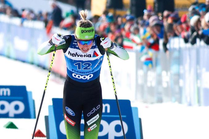 Anamarijo Lampič v nedeljo čaka še zadnja tekma v sklopu Tour de Skija. | Foto: Gulliver/Getty Images