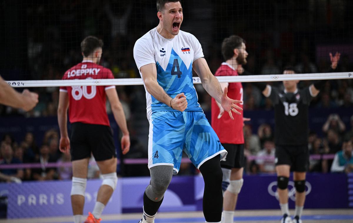 slovenska odbojkarska reprezentanca : Kanada, olimpijske igre, Pariz, Jan Kozamernik | Foto Reuters