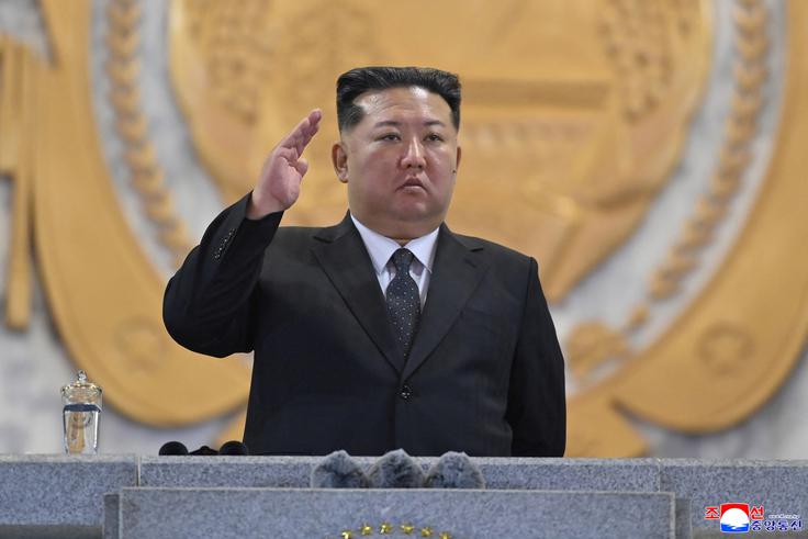 Vojaška parada v Pjongjangu v Severni Koreji | Foto: Reuters