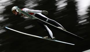 Domen Prevc na stopničkah v Nemčiji