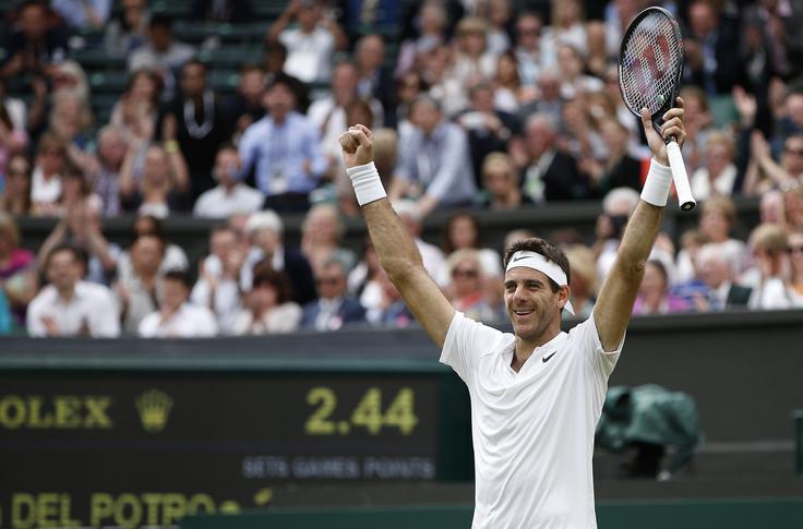 Del Potro Wimbledon 2016 | Foto: Reuters