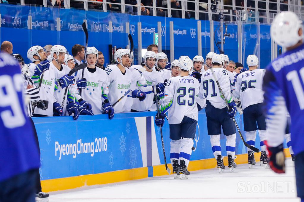 slovenska hokejska reprezentanca ZDA OI