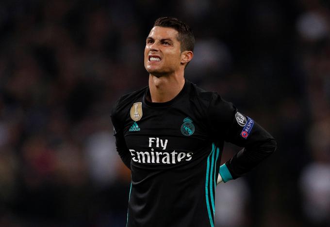 Cristiano Ronaldo je v španskem prvenstvu v strelski krizi, medtem ko v ligi prvakov blesti. | Foto: Reuters
