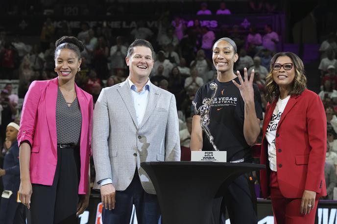 A'ja Wilson | A'ja Wilson je še četrtič postala najkoristnejša igralka lige WNBA. | Foto Guliverimage
