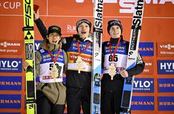 Izjemen slovenski dan: "rumeni" Lanišek do zmage, Prevc tretji!