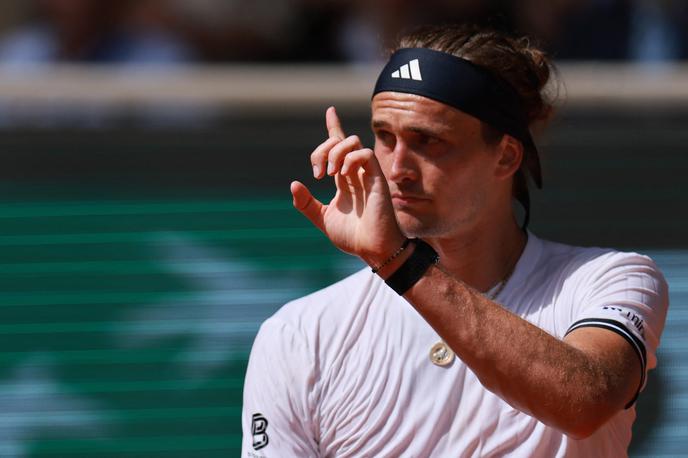 Alexander Zverev | Alexander Zverev je zmagal s 3:0 v nizih. | Foto Reuters