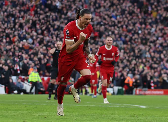 Liverpool ostaja vodilni v Angliji, v soboto je s 3:1 odpravil Burnley. | Foto: Reuters