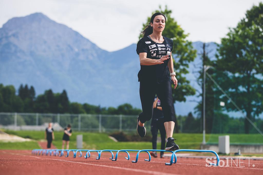 Skakalci skakalke trening Kranj