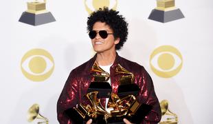 Grammyji: veliki zmagovalec večera je Bruno Mars #video