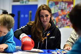 Kate Middleton lepa tudi v trenirki