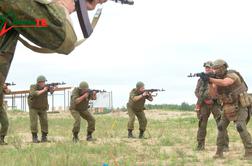 Belorusi: Pripadniki skupine Wagner usposabljajo naše vojake