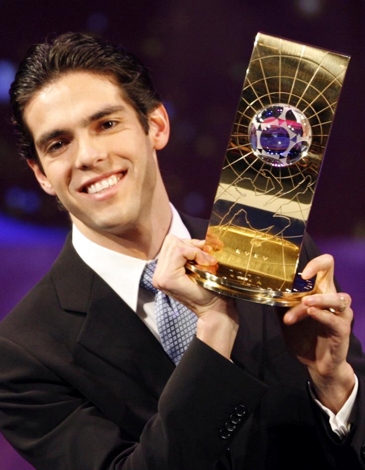 Kaka Brazilec Kaka je bil najboljši leta 2007, potem sta zavladala Lionel Messi in Cristiano Ronaldo. | Foto: Reuters