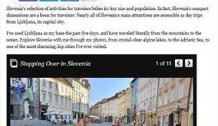 Ameriški popotnik navdušen nad Slovenijo