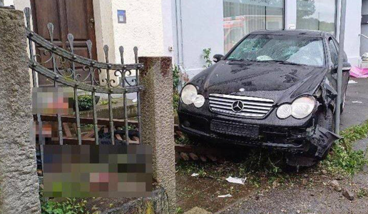 Z avtomobilom trčil v ženo in hčer