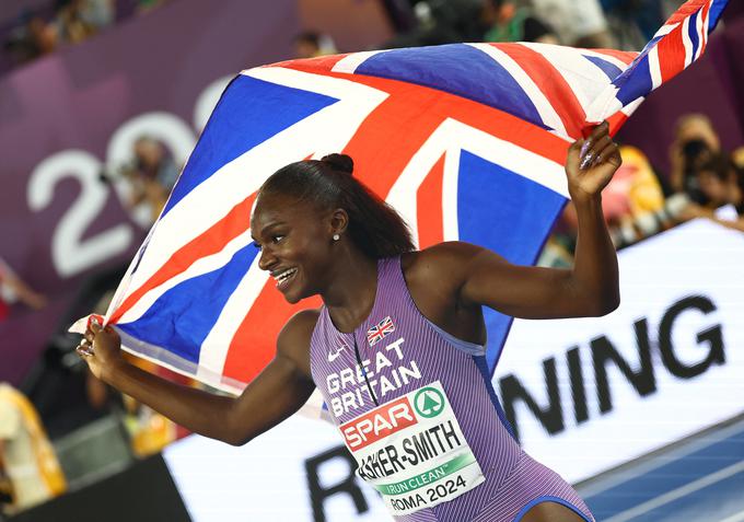 Britanka Dina Asher-Smith je bila najhitrejša v ženskem šprintu. | Foto: Reuters