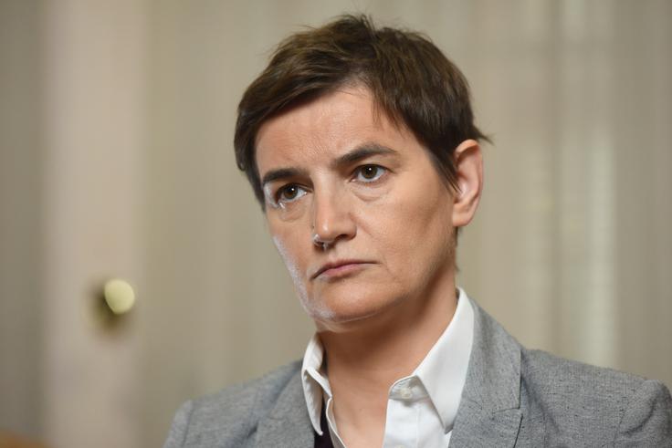 Srbska premierka Ana Brnabić naj bi se umaknila Vučiću. | Foto: Guliverimage