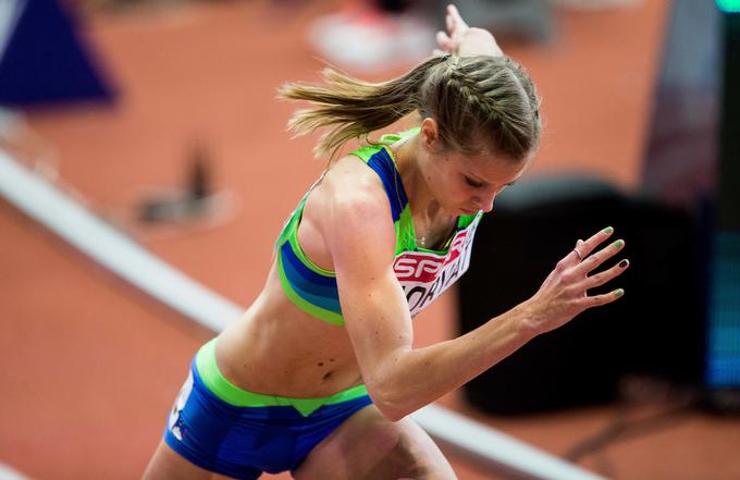 Anita Horvat je zadovoljna s svojim nastopom na 800 metrov.  | Foto: Vid Ponikvar