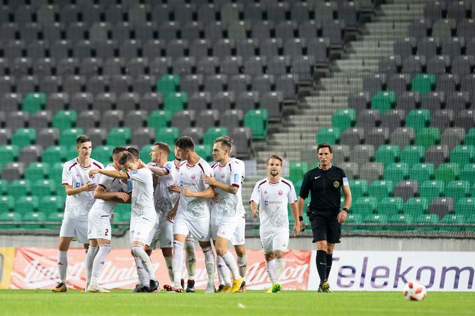 Triglav je v 83. minuti po zadetku nekdanjega igralca Olimpije Davida Tijanića poskrbel za izenačenje (1:1). V Stožicah je zadišalo po podaljšku. | Foto: Urban Urbanc/Sportida