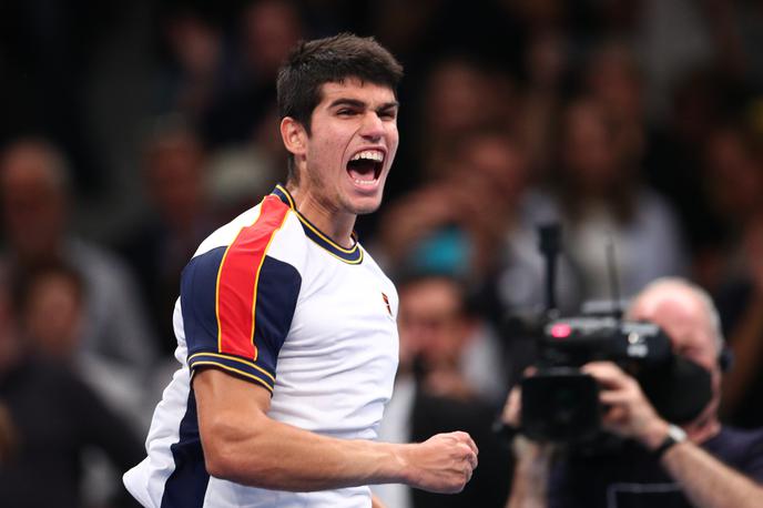 Carlos Alcaraz | Mladi Španec Carlos Alcaraz je lani postal zmagovalec turnirja naslednje generacije v Milanu. | Foto Reuters