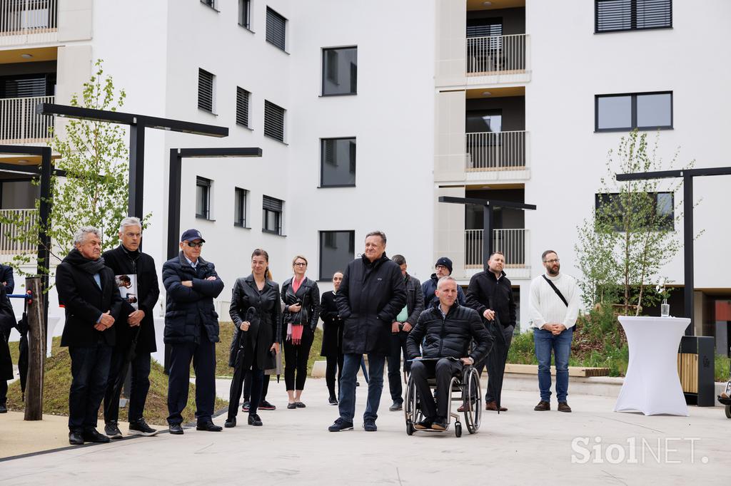 Neprofitna stanovanja v Zeleni jami ob Šmartinski cesti v Ljubljani