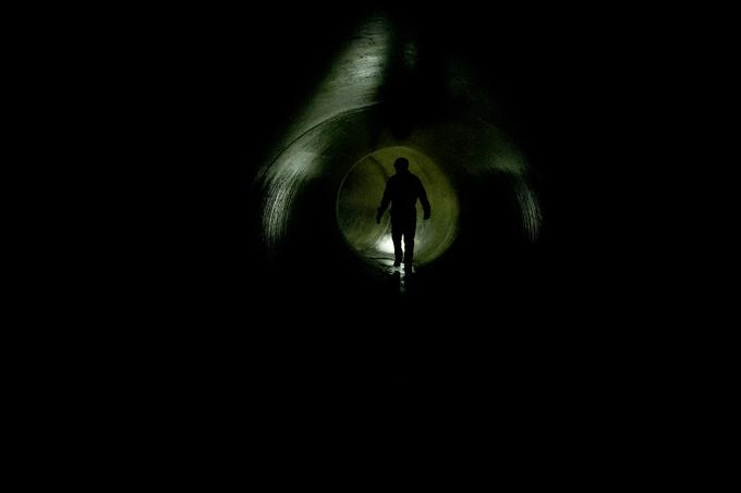 V ljubljanskih katakombah je 1.150 kilometrov kanalizacijskih cevi. Po nekaterih se je mogoče sprehajati zravnano, nekje je mogoča le sključena hoja. | Foto: 