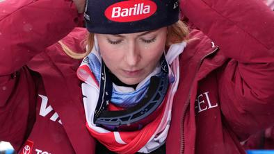 Mikaeli Shiffrin zaradi zamujenega žreba globa 1070 evrov
