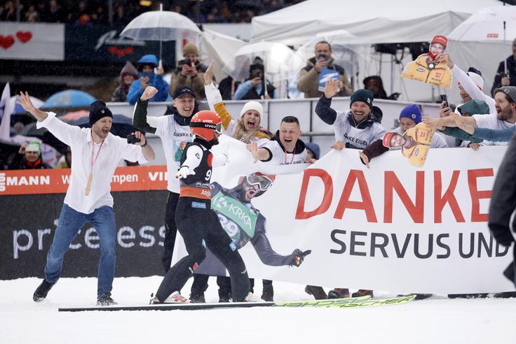 Markus Eisenbichler je skočil še zadnjič v karieri. | Foto: Reuters