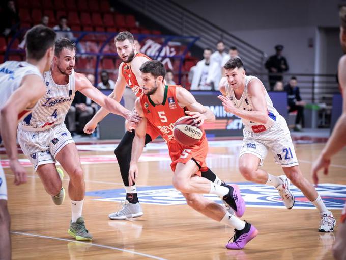 Cedevita Olimpija je izgubila v Laktaših. | Foto: Igokea/Nikola Vuruna