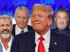 Donald Trump, Sylvester Stallone, Mel Gibson, Jon Voight