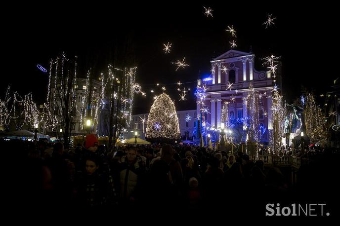 Ljubljana | Ljubljana je bila decembra lani polna ljudi. Bo letos drugače? | Foto Ana Kovač