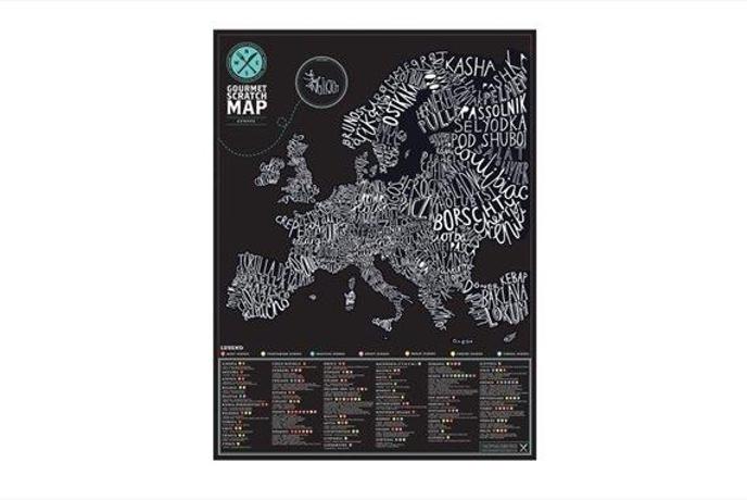 Ideja za dom: Osebni stenski zemljevid