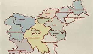 V novem predlogu o razdelitvi Slovenije še ena pokrajina