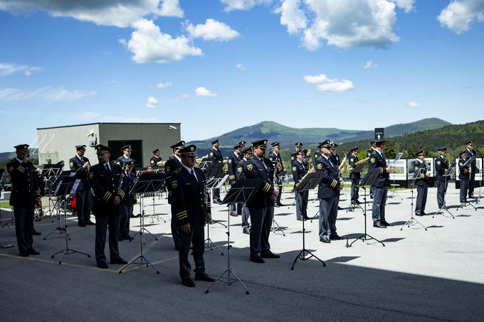 Policijski orkester je uradni protokolarni orkester Republike Slovenije od leta 1994. | Foto: Ana Kovač