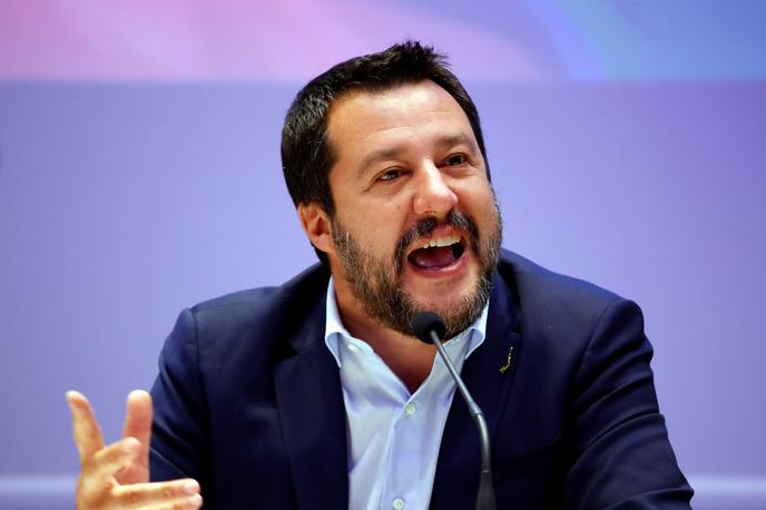 Matteo Salvini | Stranka Liga bo državi morala vrniti 49 milijonov evrov. Na fotografiji prvak stranke in italijanski notranji minister Matteo Salvini. | Foto Reuters