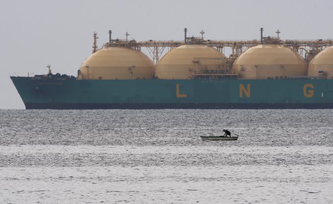 Tanker utekočinjen zemeljski plin | Foto: Reuters