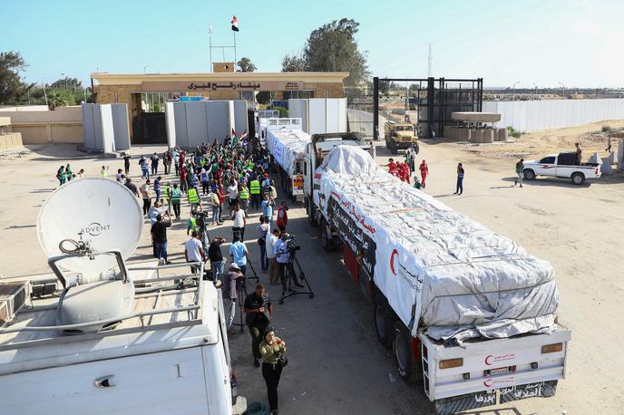 prehod Rafa, humanitarna pomoč | Foto Reuters