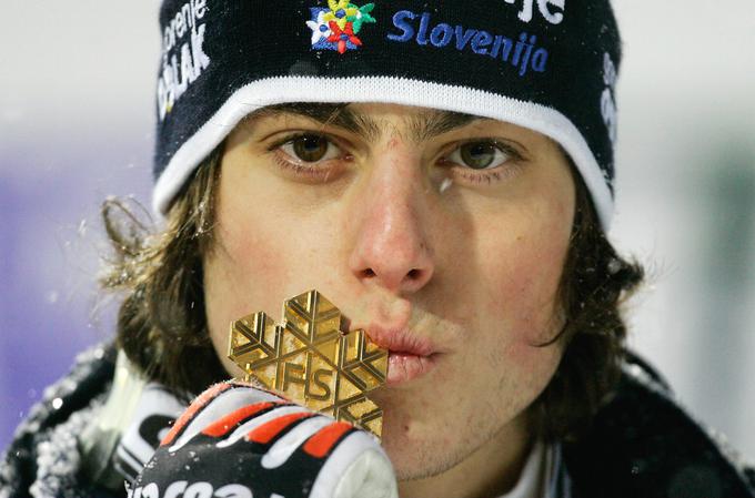 Rok Benkovič je bil prav tako zlat na nordijskem svetovnem prvenstvu. Podvig mu je uspel leta 2005 v Oberstdorfu, kjer bo konec februarja spet svetovno prvenstvo. | Foto: Getty Images