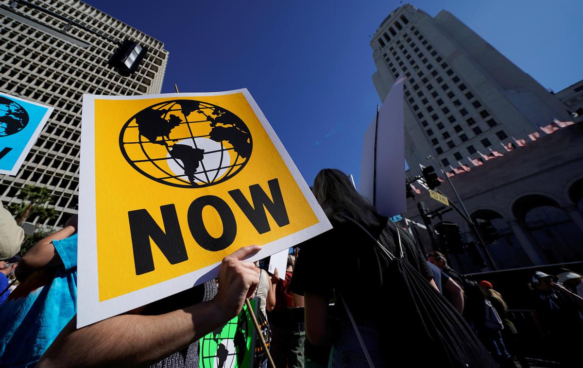Klimatske spremembe | Po svetu se vrstijo pozivi k prepoznavanju podnebnih sprememb. | Foto Reuters