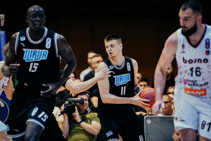 ABA 2: Ilirija - Bosna | Ilirija je dobila uvodno tekmo finala pred 6000 gledalci v dvorani kulturno-športnega centra Skenderija. | Foto Dragana Stjepanović/ABA2