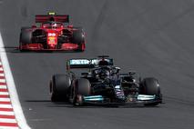 Lewis Hamilton Mercedes Carlos Sainz Ferrar