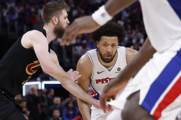 Cade Cunningham je bil najbolj razpoložen košarkar in se je lahko pohvalil z dvojnim dvojčkom – 25 točk in deset asistenc. | Foto: Reuters