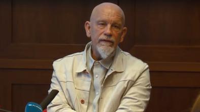 Hollywoodski zvezdnik John Malkovich v Ljubljani