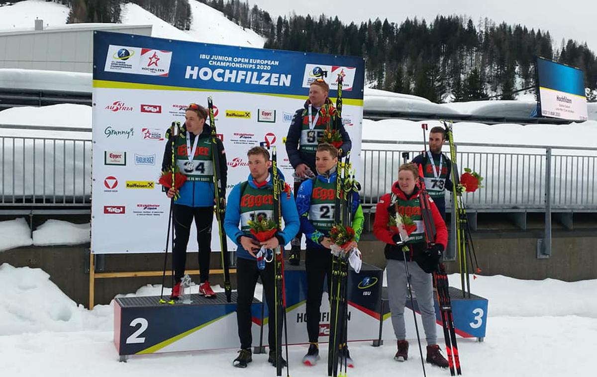 Alex Cisar - EP junior Hochfilzen | Alex Cisar je odprto EP za mlajše člane v Hochfilznu odprl s srebrno medaljo. | Foto Janez Marič