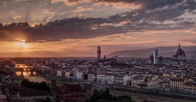Absolutni rekorder po višini dnevnega nadomestila za turistične avtobuse so italijanske Firence. | Foto: Pixabay